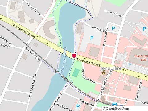 Location of Bureau Jonquie Re at 3950 boulevard Harvey, Jonquière