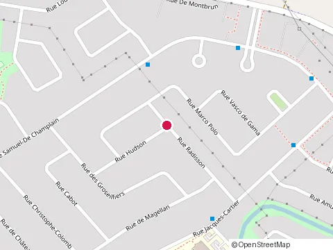 Location of Burnout at 657 Hudson, Boucherville
