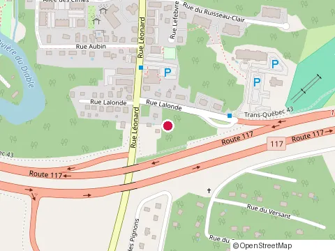 Location of Buro Lounge at 854 Rue Lalonde, Mont-Tremblant