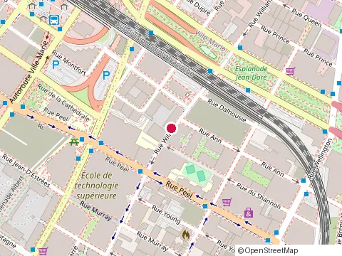 Location of Burr Construction at 1015 William St #107, Montréal