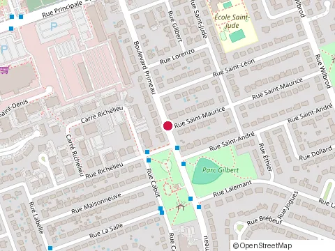 Location of Bye Bye Stress at 63 Rue Saint-Maurice, Châteauguay