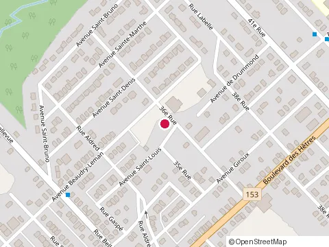 Location of C & G Fortin Inc at 2152 36E Rue, Shawinigan