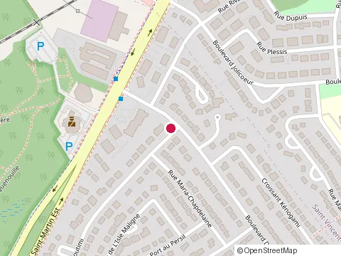 Location of C Gauthier, Laval