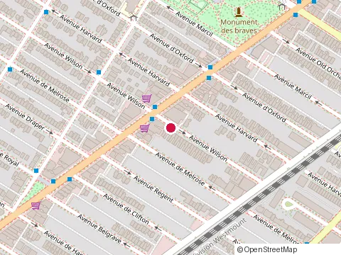 Location of C K Autos Enr at 2186 avenue Wilson, Montréal