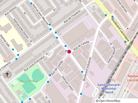 Location of C l Auto Body at 10760 avenue Jean-Meunier, Montreal-Nord