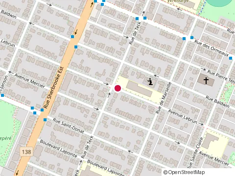 Location of C P E Bilbogrande Ourse at 3077 avenue Lebrun, Montréal