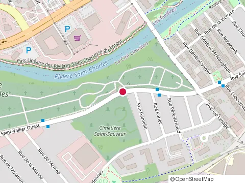Location of C P Vaillancourt Inc at 1159 Rue Saint-Vallier O, Québec