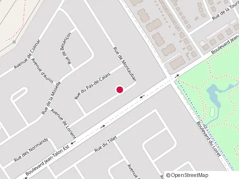Location of C Q J d C at 1835  Rue de Montauban, Québec
