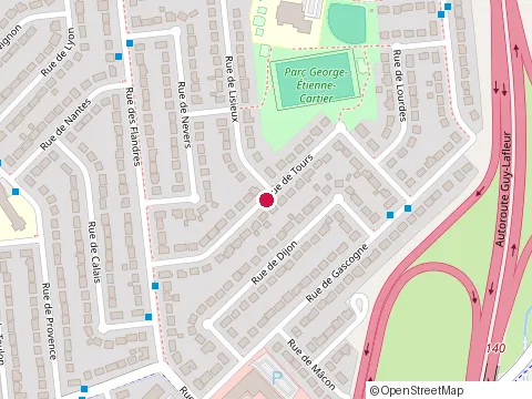 Location of C T Landscaping at 17 Rue de Tours, Gatineau