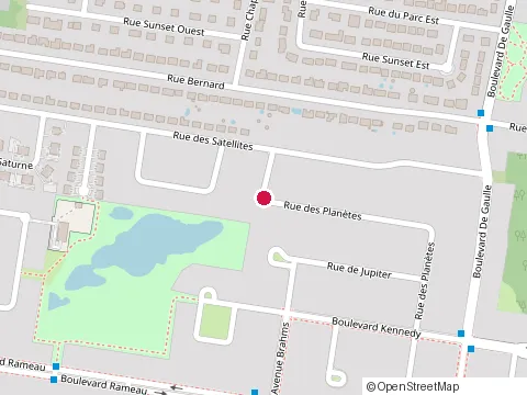 Location of C. Wilson Construction Inc at Rue des Planètes, Châteauguay