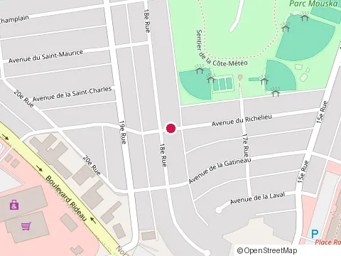 Location of C.M. Acoustique Inc at 87 avenue Richelieu, Rouyn-Noranda