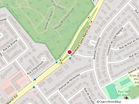 Location of Ca at 2810 boulevard St-Martin E, Suite 103, Laval