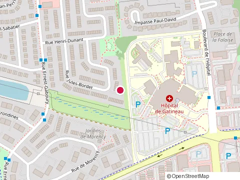 Location of Ca at 331 Rue Jules-Bordet, Gatineau