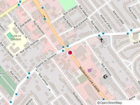Location of Cabana Restaurant at 1265 boulevard Curé-Labelle, Laval