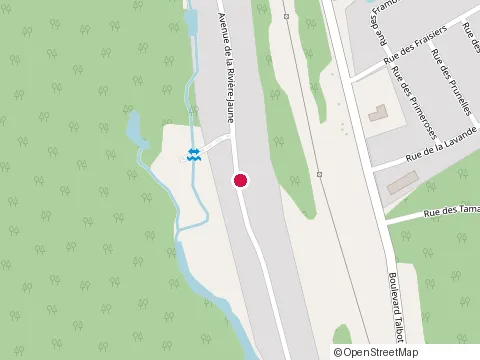 Location of Cabanon Simplicité at 2220 avenue de la Rivière-Jaune, Québec