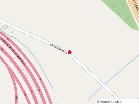 Location of Cabanons Filiatrault at 15216 Guenette Monte, Mirabel