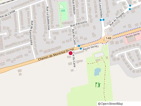 Location of Cabanons Nadon at 1360 Chemin de Montréal O, Gatineau