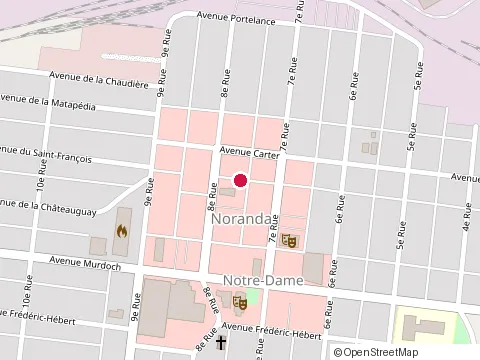 Location of Cabaret de la Dernière Chance at 146 8E Rue, Rouyn-Noranda