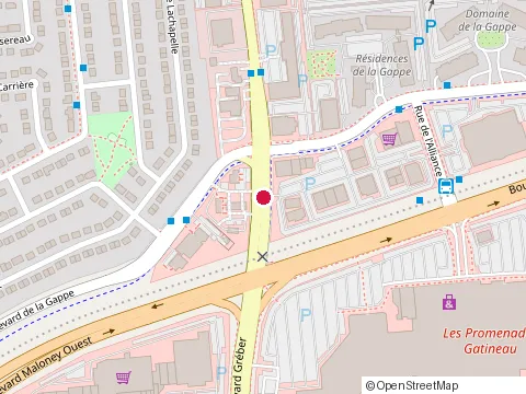 Location of Cabinet Chantal Maisonneuve Lawyer at 495 Boulevard de la Gappe, Gatineau