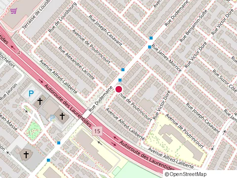 Location of Cabinet Comptable Canada Inc at 11632 avenue de Poutrincourt, Montréal