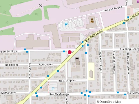 Location of Cabinet Comptable Ex & Co at 1011 Rue Galt O, Sherbrooke