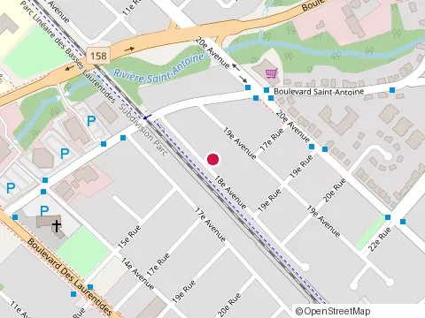 Location of Cabinet de Comptabilité Michel Boulanger at 811 18E Av, Saint-Jérôme