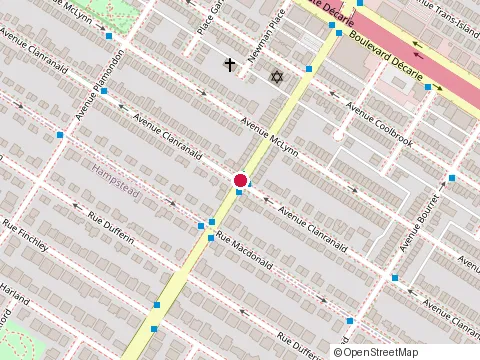 Location of Cabinet Tom at 5898 avenue Clanranald, Montréal