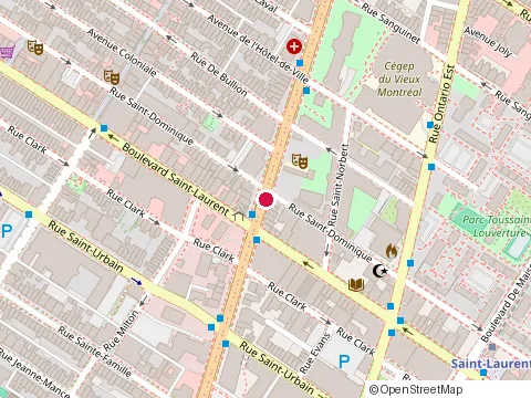Location of Cabinet Villeneuve Venne Ca at 666 20 Sherbrooke O, Montréal