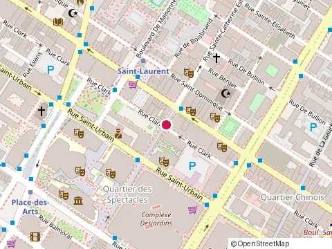 Location of Cachitos at 3 Rue Sainte-Catherine O, Montréal