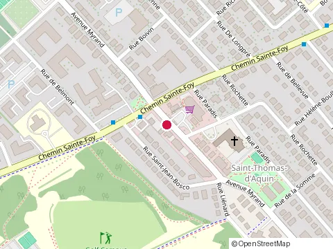 Location of Cactus Restaurant Bar at 814 avenue Myrand, Québec