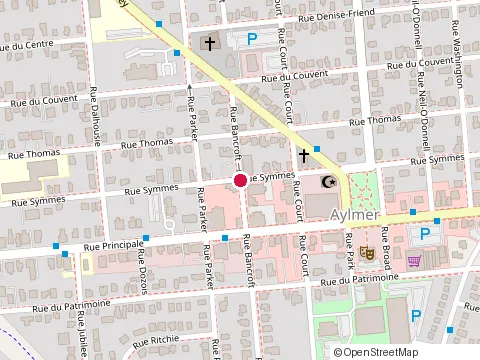 Location of Cadieux Castonguay Avocats/Lawyers at Rue Symmes, Gatineau