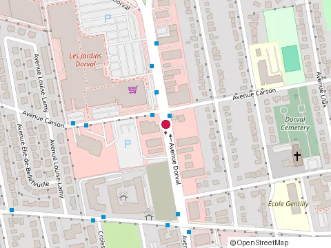 Location of Cafe 230 at 230 Dorval Av, Dorval