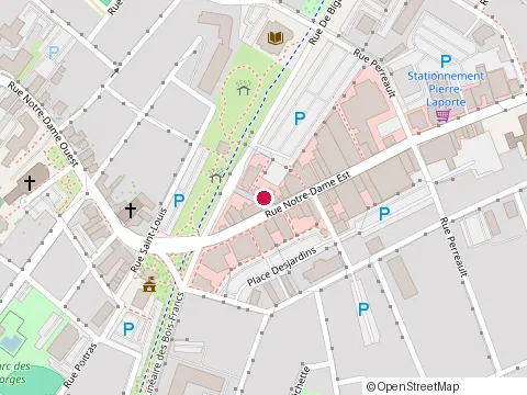 Location of Cafe Alice at 5 Rue de la Gare, Victoriaville