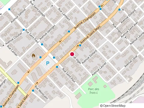 Location of Cafe Alternatif at 703 Rue Viger, Shawinigan