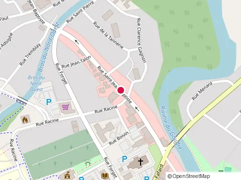 Location of Café Arômes et Saveurs at 64 Rue St Jean Baptiste, Baie-Saint-Paul