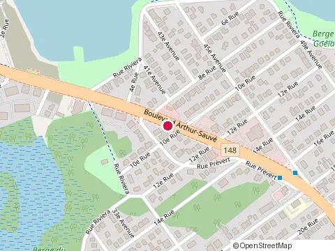 Location of Café Arthur at 880 Bd Arthur-Sauvé, Laval