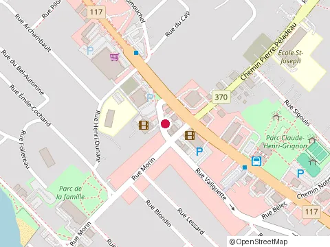 Location of Café Bar Joes at 19 Rue Morin, Sainte-Adèle