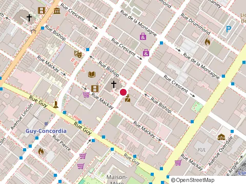 Location of Cafe Bestrot at 1446 Rue Sainte-Catherine O, Montréal