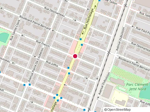 Location of Café Bistro Napoli at 8865 Rue Hochelaga, Montréal