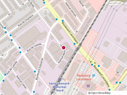 Location of Café Brossard at 10848 Avenue Moisan, Montréal-Nord