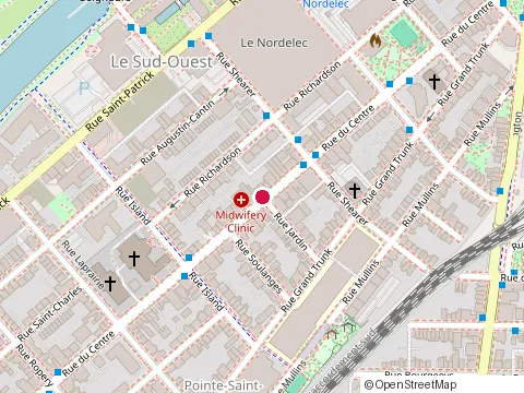 Location of Café Cantina at 1880 Rue du Centre, Montréal
