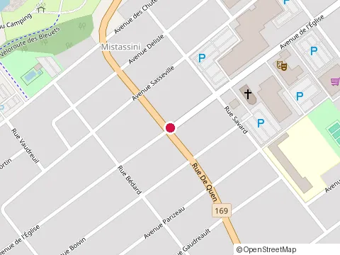 Location of Cafe Centrale Enr at 45 Rue de Quen, Dolbeau-Mistassini