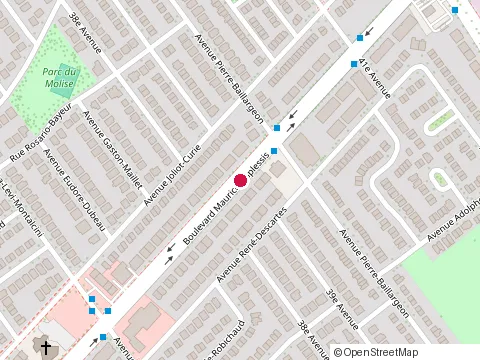 Location of Café Cortina Bar at 8660 Boulevard Maurice-Duplessis, Montréal