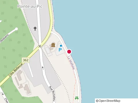 Location of Café de la Gare at 100 Chem. du Havre, La Malbaie