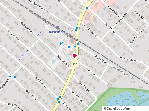 Location of Café de la Gare Rosemère at 287 Chemin de la Grande-Côte, Rosemere