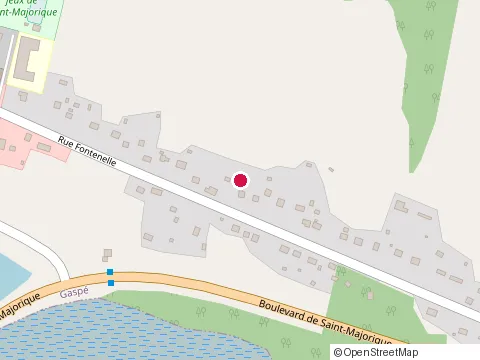 Location of Café de la Traverse at 37 Rue Fontenelle, Gaspé