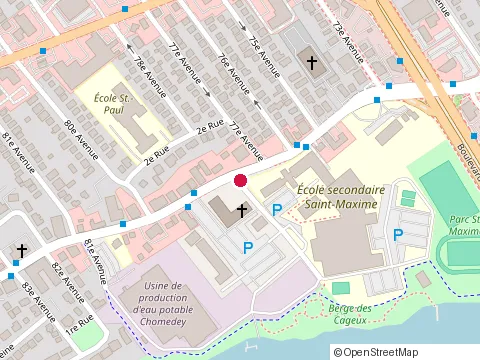 Location of Café de Rue Laval at 3550 Boulevard Lévesque O, Laval