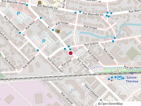 Location of Café Eden Sainte-Thérèse at 74 Rue Turgeon Local 106, Sainte-Thérèse
