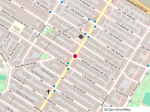 Location of Cafe Elsalam at 3731 Rue Jean-Talon E, Montréal