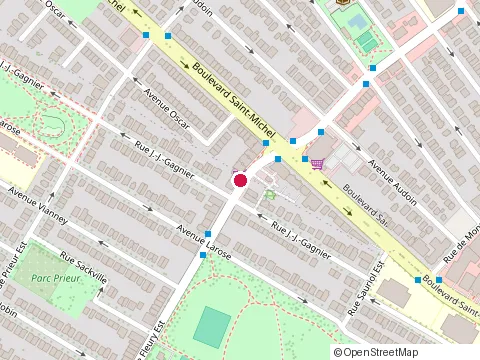 Location of Cafe Hard Times Montreal at 2905 Rue Fleury E, Montréal